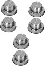Gatuida 3sets Mason Jar Lid Shaker Lid Stainless Steel Seasoning Dispenser Perfect for Kitchen 2pcs*3