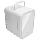4L Makeup Storage Mini Refrigerator 12V LED HD Cooler And Warmer Sealed EC