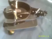 Spurs, Fish overlay Pattern Ladies Show Style 2" Shank
