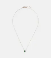 [Persee] Persée 18kt gold necklace with diamonds and enamel One Size gold