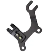 MTB Bike Disc Brake Conversion Bracket Adjustable Mounting Frame Holder (Black)