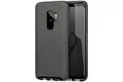 Tech21 Evo Luxe Vegan Leather Flexshock Case For Galaxy S9 Plus - Black