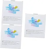 NULYLU 3sets Mixed Dyeing Absorption Sheet Dyeing Cloth Laundry Papers 24pcs*3
