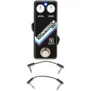 Keeley Compressor Mini Compressor Pedal with EBS Patch Cables