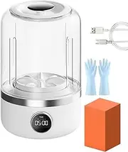 Portable Rechargeable Cordless Mini Washing Machine, 4000mAh Underwear Washer 1L Capacity Fits Bras/Underwear/Socks For Home Apartment Camping Travel
