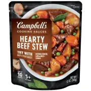 Campbell's Cooking Sauces Hearty Beef Stew 12 Oz Pouch