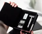 Rockwell Razors 6S Adjustable Stainless Steel Matte Finish Safety Razor Blk Case