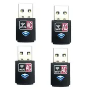 4PCS Dual Band 600Mbps USB WiFi Wireless Dongle AC600 Lan Network Adapter 2.4GHz 5GHz