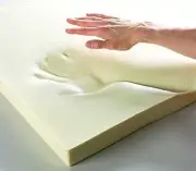 Upholstery Visco Memory Foam Square Sheet- 1"Hx22W"x22L"- 3.5 lb High Density