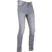 Second Skin Grey Motorcycle Jeans