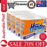Handee Double Length Ultra Paper Towel (120 Sheets per roll), White 8 count | AU