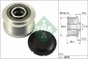 ALTERNATOR FREEWHEEL CLUTCH FITS: FITS FOR FIAT PRATICO PLATFORM/CHASSIS 1.3
