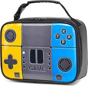 Kids Lunch Box Boy Insulated Lunch Bag Game Leather Thermal Lunch bag for School Insulated Cooler Bag Game Lunch Boxes for Boys Girls Kids Toddlers Teen