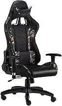 Massage Gaming Chair Big and Tall Heavy Duty 350lbs Ergonomic Video Game Chair High Back Office Computer Chair Racing Style with Headrest and Lumbar Support