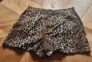 Sportsgirl - Womens Leopard Print High Rise Denim Short - Size 16 AUS $59.95