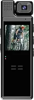 IOIUSKKU Portable Video Recorder BodyCam Screen 1080P Mini Camera ABS Mini Camera Portable Body Camera Night 1080 Wearable Camera