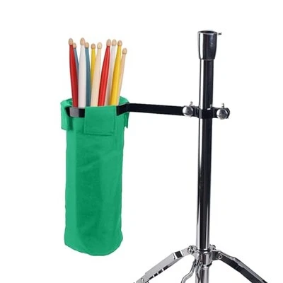Drum Stick Holder, Adjustable Drum Sticks Bag, Drumstick or Brushes green