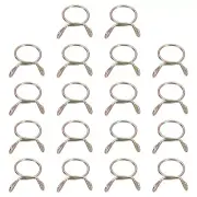 Fuel Line Hose Clips, 30Pcs 12.5mm Zinc Plated 65Mn Steel Tubing Spring Clamps