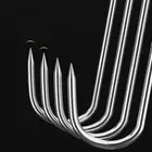 10pcs/set Bacon Hooks Hanging Design Easy-to-use Stainless Steel Meat S-shape FT