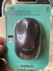 Logitech Wireless Mouse M185 - Blue - 910-003636 Mac Windows USB Linux Brand New