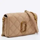 [NWT] MARC JACOBS The Status Flap Crossbody Bag (Tan/Gold). Softshot/Snapshot