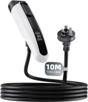 Type 2 EV Charger - 3.5KW, 10M Cable, Adjustable Current (10A-15A), Compatibl...