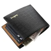 Mens Bifold Wallet Leather Front Pocket Clutch Purse ID Credit Card Holder Gifts