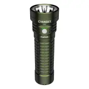Cyansky Carbon LiFePO4 Flashlight 4*SST20 2000LM Steady Beam Portable LED Torch with 15000mAh Rechargeable LiFePO4 Batte