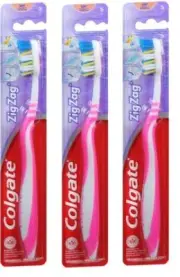 Colgate Toothbrush Wave Zig-zag Full Head Soft X 3 Packs