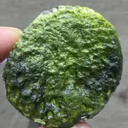 99.6Ct Genuine MOLDAVITE Czech Republic Certificate of Authenticity