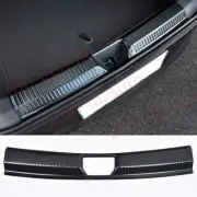 For VW ID.4 2021-22 Steel carbon fiber Rear Trunk Inside Bumper Protector cover (for: Volkswagen)