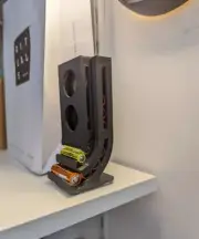 Sloped AA and AAA Battery Storage Dispenser | Desktop Organizer | Battery Holder
