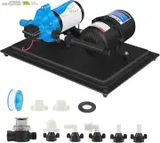RV Water Pump System and Pre-Pressurized Accumulator Tank 3.5GPM 45