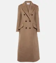 [Max Mara] Max Mara Agar cashmere and wool coat UK 12 brown
