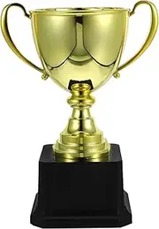 BESPORTBLE Game Trophy Basketball Trophy Soccer Awards Champions Trophy Party Cups Soccer Award Trophy Sports Trophy Tall Trophy Dance Trophy Soccer Championship Trophy Plastic Golden