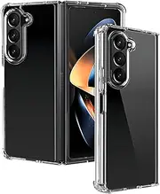 [USTIYA] Case for Samsung Galaxy Z Fold 5 5G Protective Acrylic + TPU Cover No Yellowing Four Corners Thickening