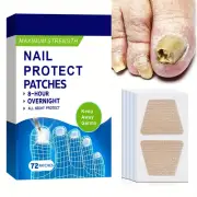 72Pcs Toenail Fungus Treatment Stickers Ingrowning Toenail Corrector Nail Repair