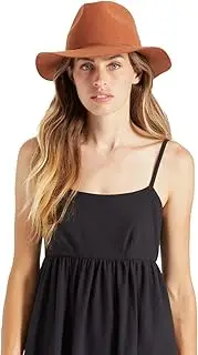 [BRIXTON] Wesley Packable Fedora, Caramel, L