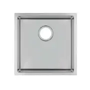 1Mm Handmade Single Bowl Top Undermount Kitchen Sink 440X440X205 Mm