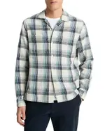 Vince Regular Fit Plaid Shirt