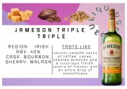 Jameson Triple Triple Travel Exclusive Irish Whisky Sample