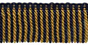 Ocean's Gold 3" Bullion Fringe Trim Royal Romance [27 Yards]