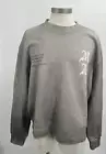 Amiri x Wes Lang Solar Kings Men's Crew Neck Heather Gray Sweatshirt Size XL