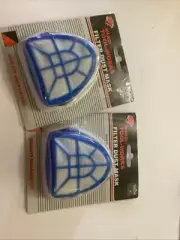 Two Reusable Replaceable Filter Dust Face Mask