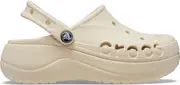 Crocs Women's Baya Platform Clog Sandals - Winter White - US 11