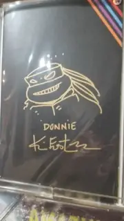 TMNT Blank Sketch by Kevin Eastman Signed with COA