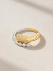 [Yvonne Léon] Yvonne Léon - Toi & Moi 18-karat Yellow And White Gold Diamond Ring - 6 1/2 6 1/2 Gold