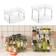 Efficient Kitchen Storage Solution Rotating Rack for Spices and Sauces