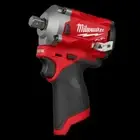 Milwaukee M12 STUBBY PIN DETENT CORDLESS IMPACT WRENCH SKIN 1/2" M12FIWP12-0