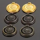 Retro Flower Drawer Cupboard Cabinet Knobs Wardrobe Wooden Box Pull Handles 30mm